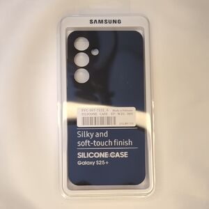 Samsung Galaxy S25+ Soft-Touch Silicone Case - Navy